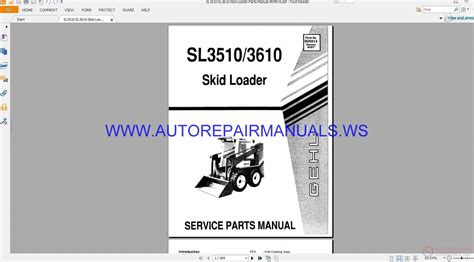 gehl 3510 skid steer specs|gehl sl3510 manual.